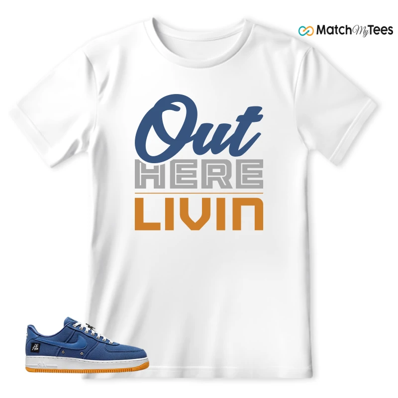 NIKE AIR FORCE 1 LOW LOS ANGELES SNEAKER Matching Tees t-shirt
