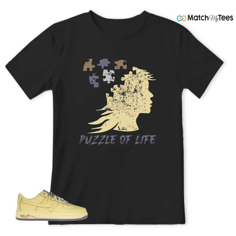 NIKE AIR FORCE 1 LOW PROTRO KOBE BRYANT MAMBA MENTALITY SNEAKER/SOFT YELLOW/SOFT YELLOW matching T-shirt