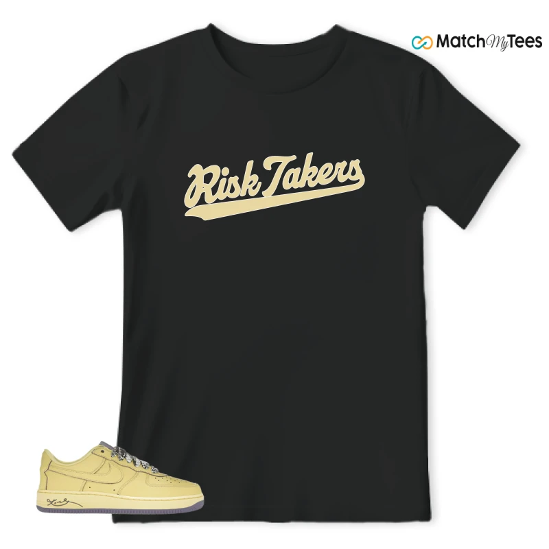 NIKE AIR FORCE 1 LOW PROTRO KOBE BRYANT MAMBA MENTALITY SNEAKER/SOFT YELLOW/SOFT YELLOW matching T-shirt