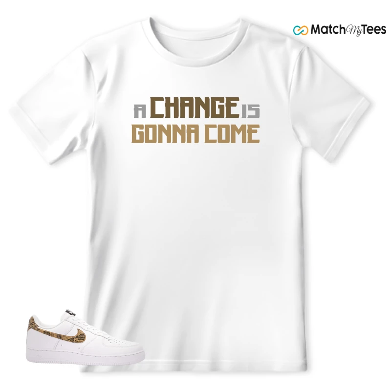 NIKE AIR FORCE 1 LOW PYTHON SNAKE SNEAKER Matching Tees t-shirt