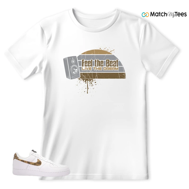 NIKE AIR FORCE 1 LOW PYTHON SNAKE SNEAKER Matching Tees t-shirt
