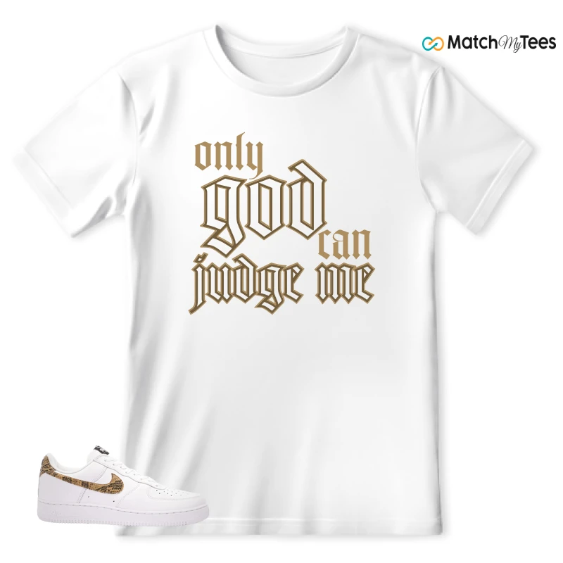 NIKE AIR FORCE 1 LOW PYTHON SNAKE SNEAKER Matching Tees t-shirt