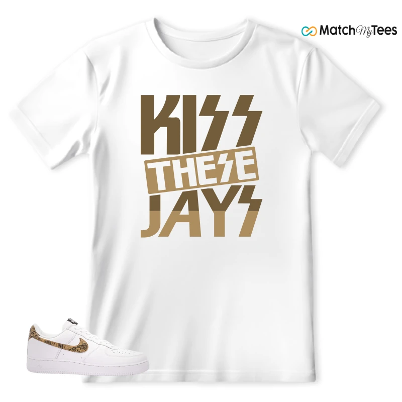 NIKE AIR FORCE 1 LOW PYTHON SNAKE SNEAKER Matching Tees t-shirt