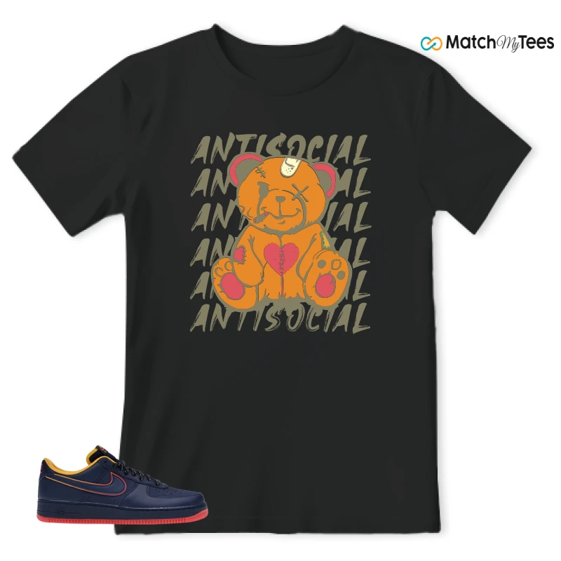 NIKE AIR FORCE 1 LOW RETRO LETTERING SNEAKER Matching Tees t-shirt