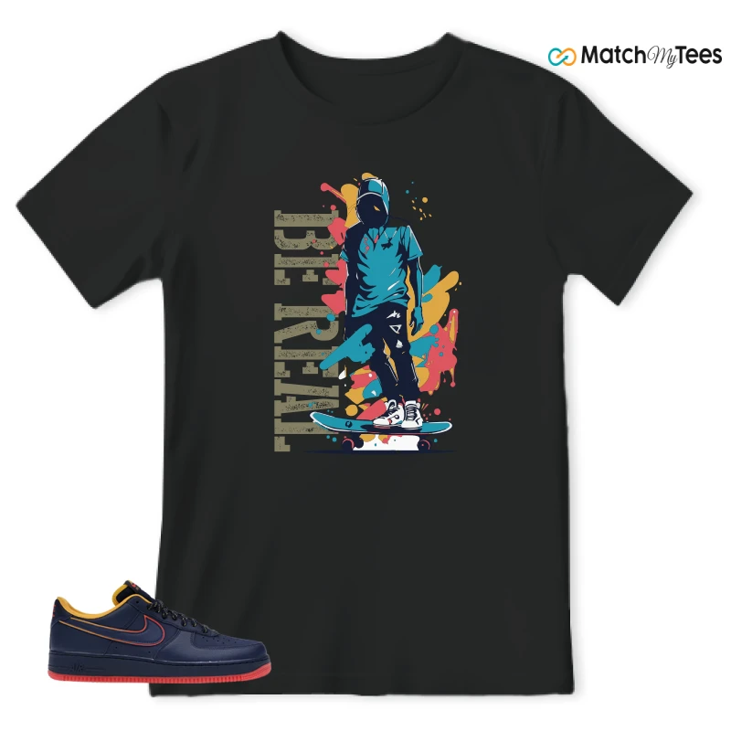 NIKE AIR FORCE 1 LOW RETRO LETTERING SNEAKER Matching Tees t-shirt