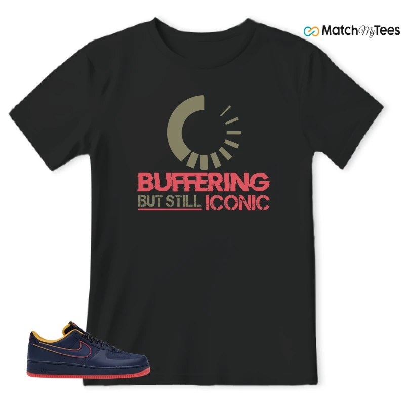 NIKE AIR FORCE 1 LOW RETRO LETTERING SNEAKER Matching Tees t-shirt