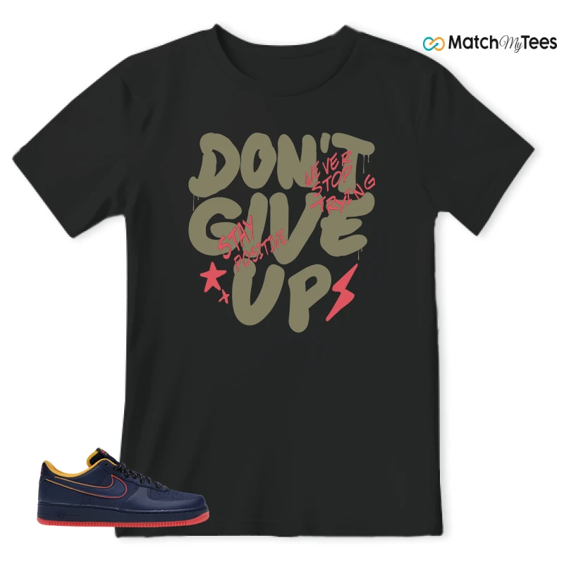 NIKE AIR FORCE 1 LOW RETRO LETTERING SNEAKER Matching Tees t-shirt
