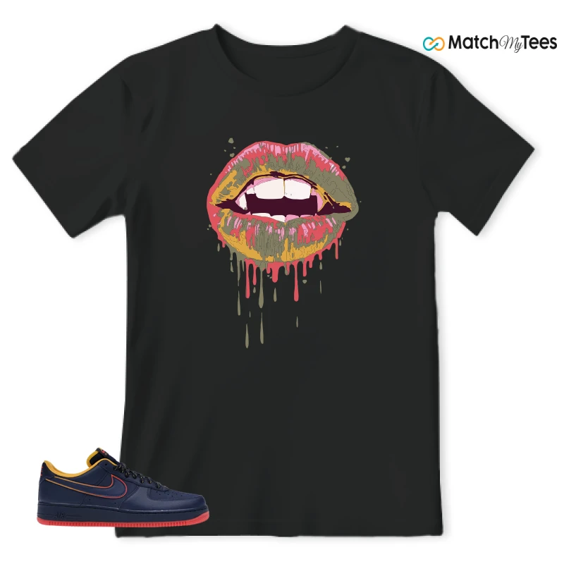 NIKE AIR FORCE 1 LOW RETRO LETTERING SNEAKER Matching Tees t-shirt