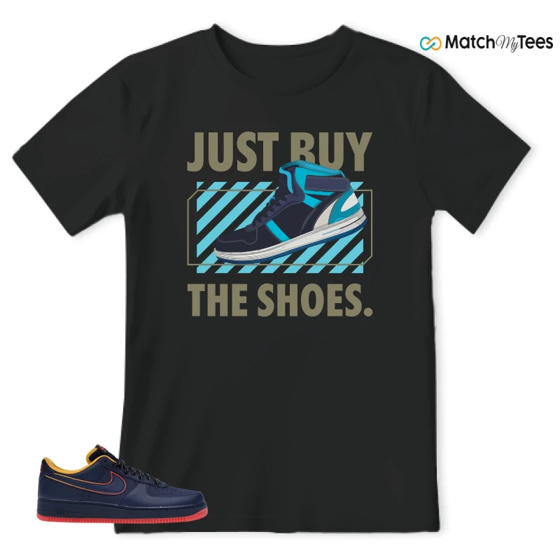 NIKE AIR FORCE 1 LOW RETRO LETTERING SNEAKER Matching Tees t-shirt