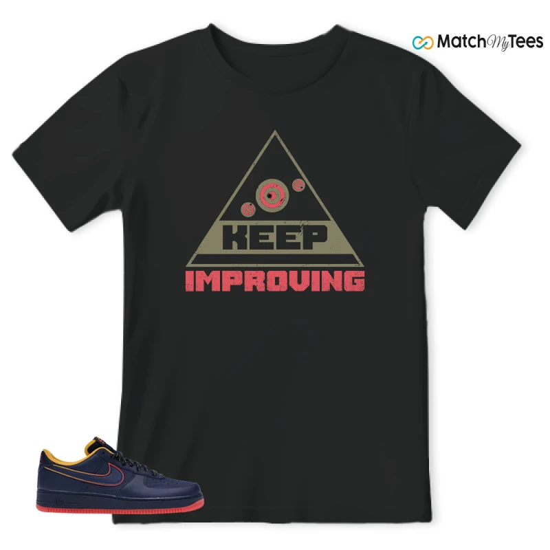 NIKE AIR FORCE 1 LOW RETRO LETTERING SNEAKER Matching Tees t-shirt