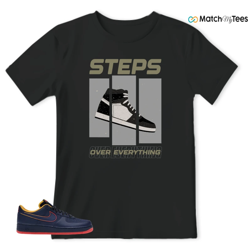 NIKE AIR FORCE 1 LOW RETRO LETTERING SNEAKER Matching Tees t-shirt