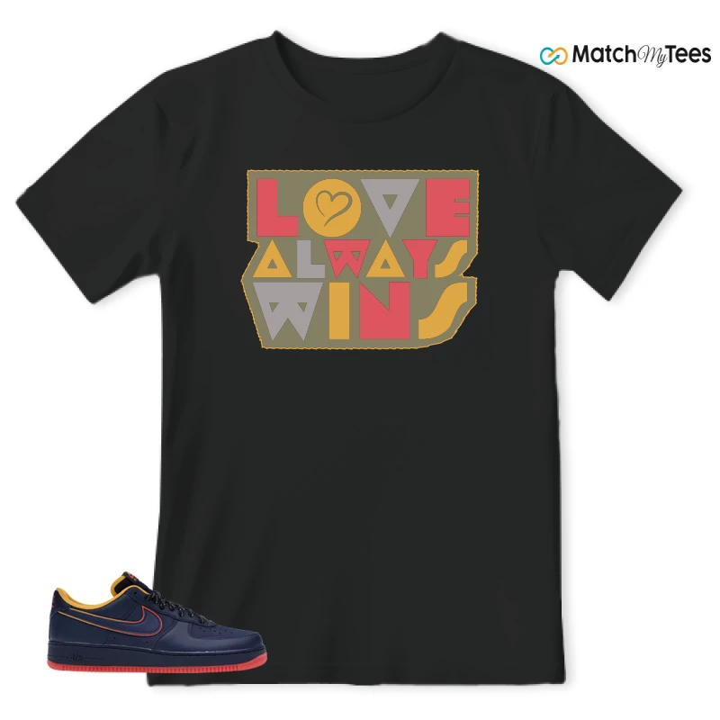 NIKE AIR FORCE 1 LOW RETRO LETTERING SNEAKER Matching Tees t-shirt