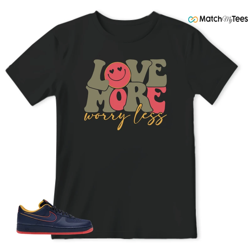 NIKE AIR FORCE 1 LOW RETRO LETTERING SNEAKER Matching Tees t-shirt
