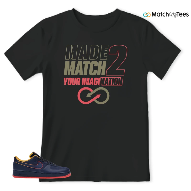 NIKE AIR FORCE 1 LOW RETRO LETTERING SNEAKER Matching Tees t-shirt