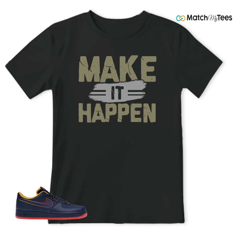 NIKE AIR FORCE 1 LOW RETRO LETTERING SNEAKER Matching Tees t-shirt