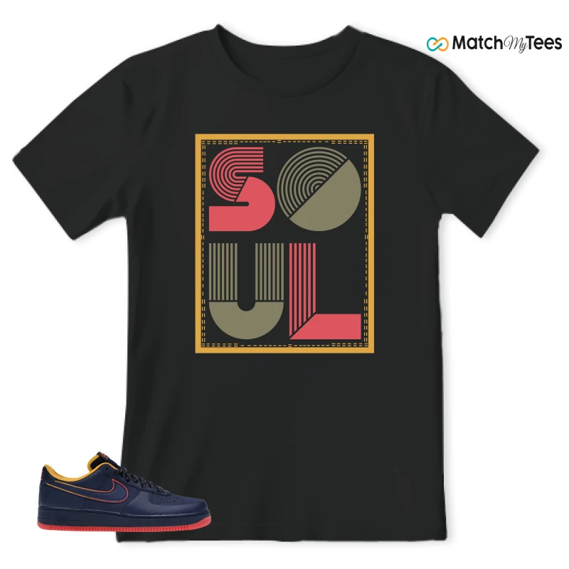 NIKE AIR FORCE 1 LOW RETRO LETTERING SNEAKER Matching Tees t-shirt