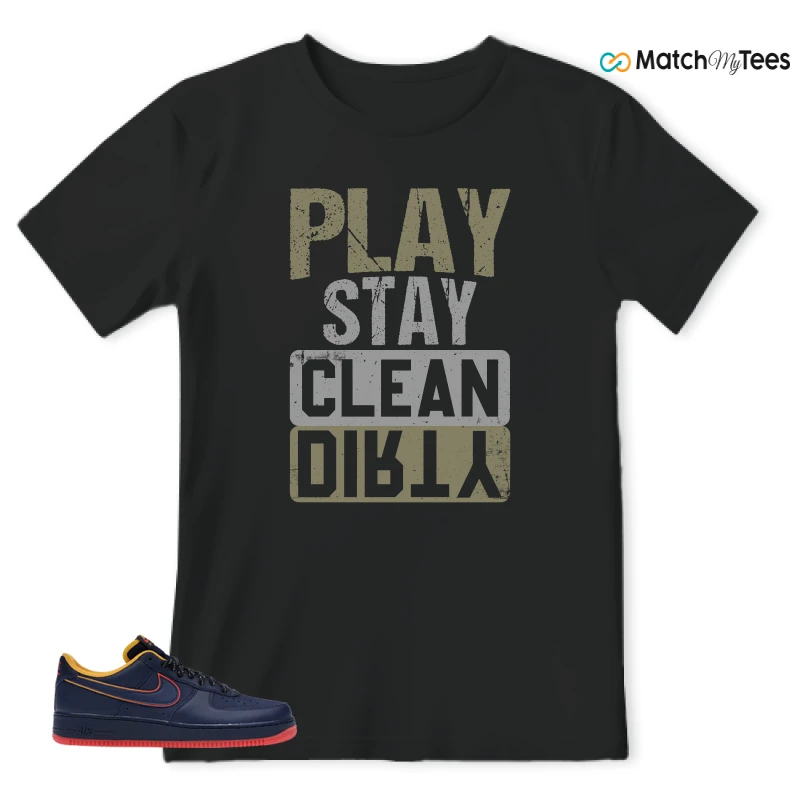 NIKE AIR FORCE 1 LOW RETRO LETTERING SNEAKER Matching Tees t-shirt