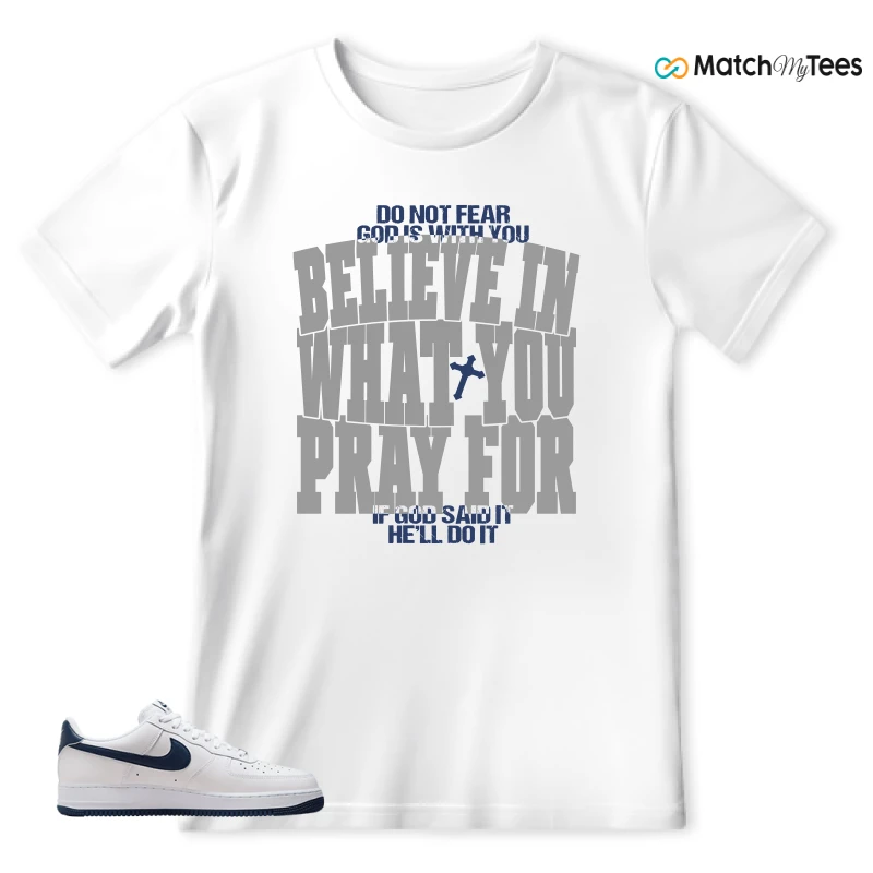 NIKE AIR FORCE 1 LOW WHITE MIDNIGHT NAVY SNEAKER Matching Tees t-shirt