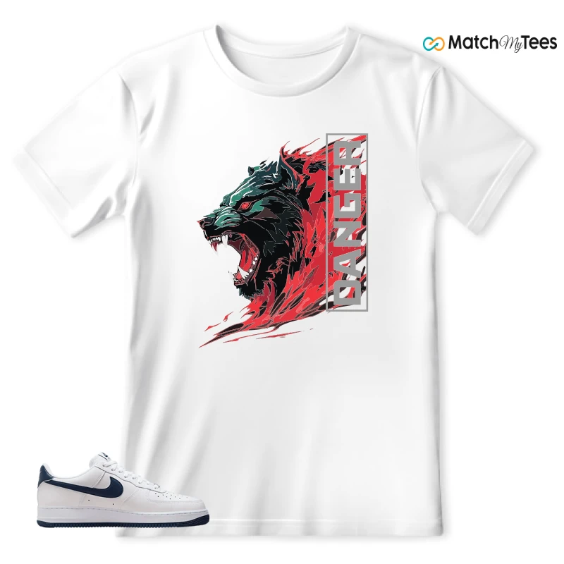 NIKE AIR FORCE 1 LOW WHITE MIDNIGHT NAVY SNEAKER Matching Tees t-shirt