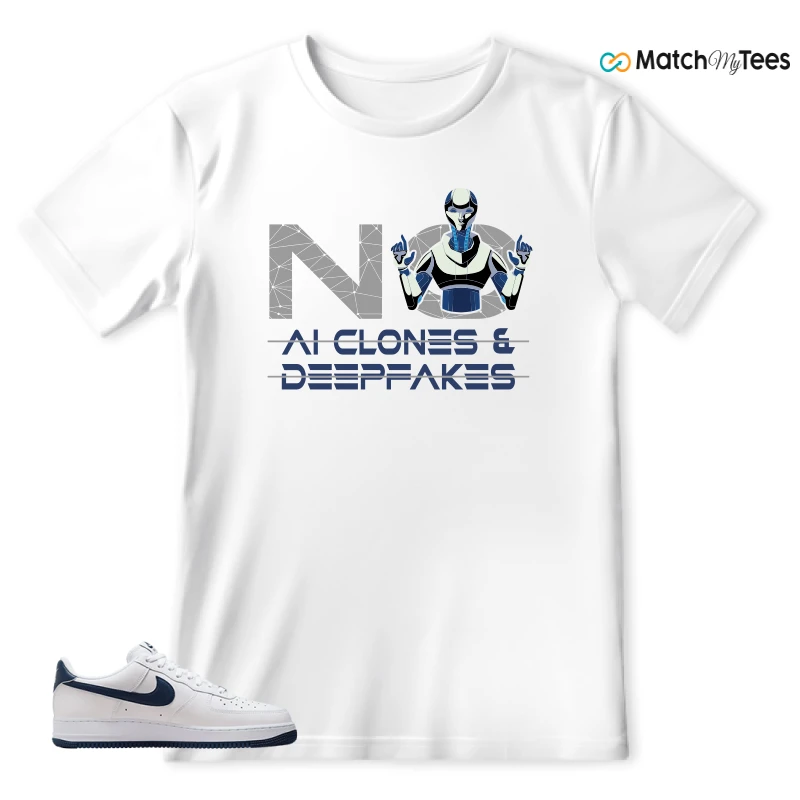 NIKE AIR FORCE 1 LOW WHITE MIDNIGHT NAVY SNEAKER Matching Tees t-shirt