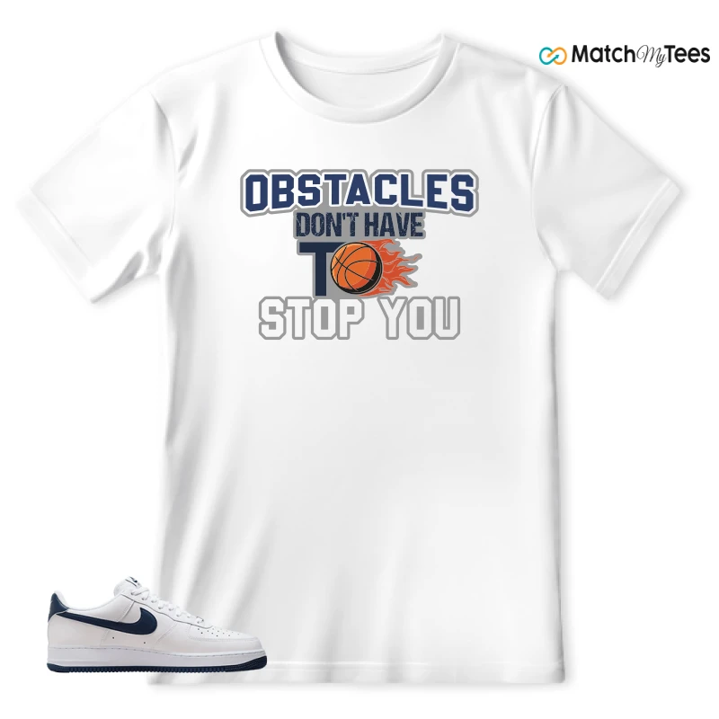 NIKE AIR FORCE 1 LOW WHITE MIDNIGHT NAVY SNEAKER Matching Tees t-shirt