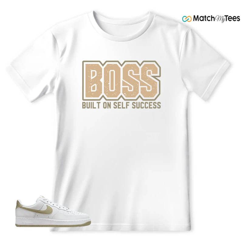 NIKE AIR FORCE 1 LOW WHITE NEUTRAL SNEAKER Matching Tees t-shirt