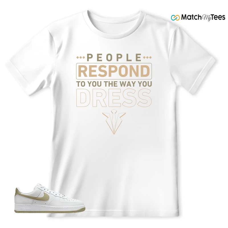 NIKE AIR FORCE 1 LOW WHITE NEUTRAL SNEAKER Matching Tees t-shirt