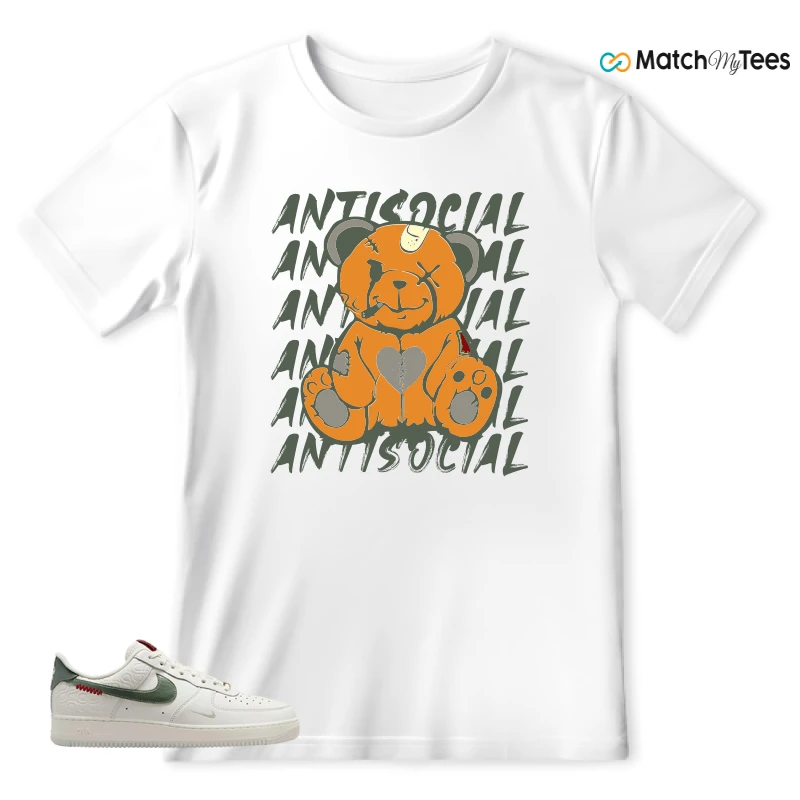 NIKE AIR FORCE 1 LOW YEAR OF THE SNAKE SNEAKER Matching Tees T-shirt for Men