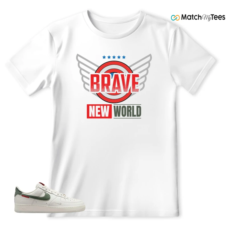 NIKE AIR FORCE 1 LOW YEAR OF THE SNAKE SNEAKER Matching Tees t-shirt