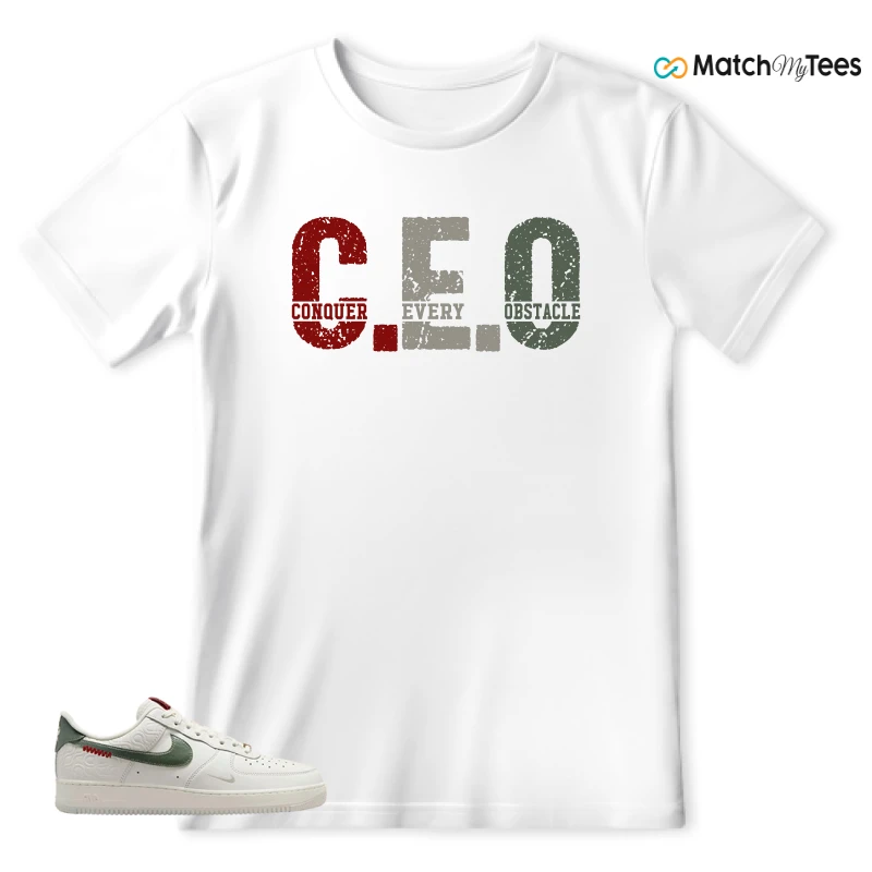 NIKE AIR FORCE 1 LOW YEAR OF THE SNAKE SNEAKER Matching Tees T-shirt for Men