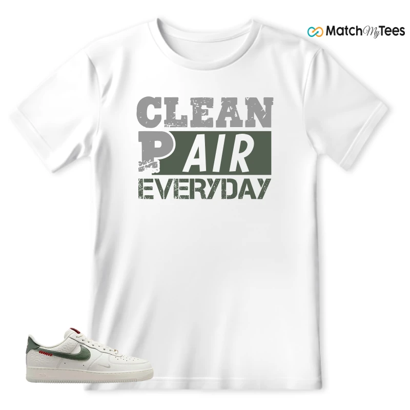 NIKE AIR FORCE 1 LOW YEAR OF THE SNAKE SNEAKER Matching Tees t-shirt