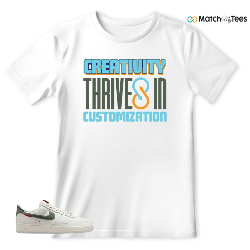 NIKE AIR FORCE 1 LOW YEAR OF THE SNAKE SNEAKER Matching Tees t-shirt