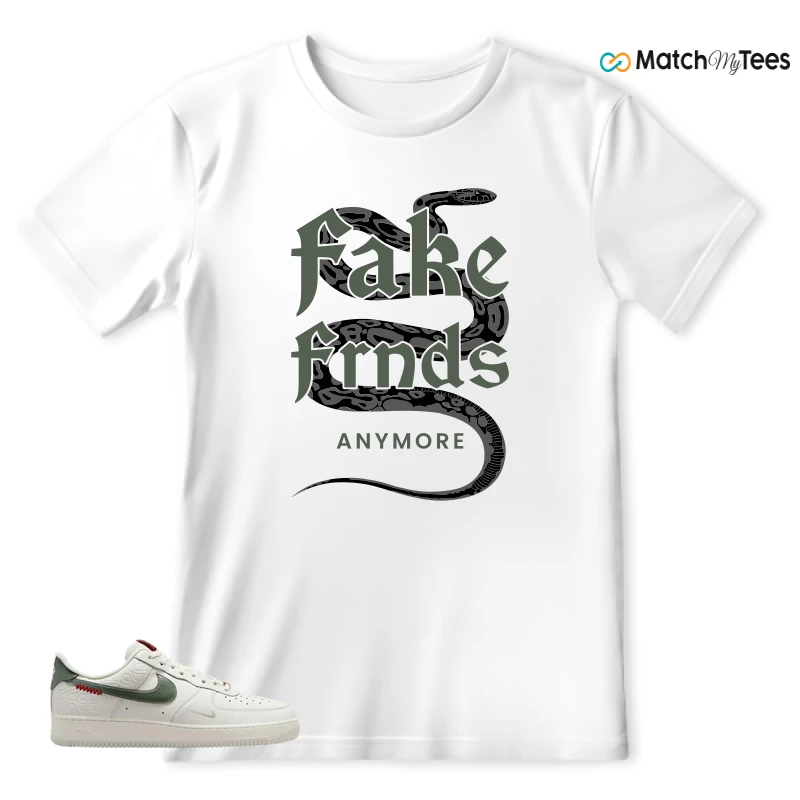 NIKE AIR FORCE 1 LOW YEAR OF THE SNAKE SNEAKER Matching Tees t-shirt