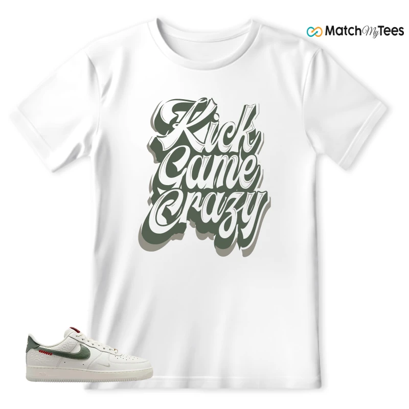 NIKE AIR FORCE 1 LOW YEAR OF THE SNAKE SNEAKER Matching Tees t-shirt
