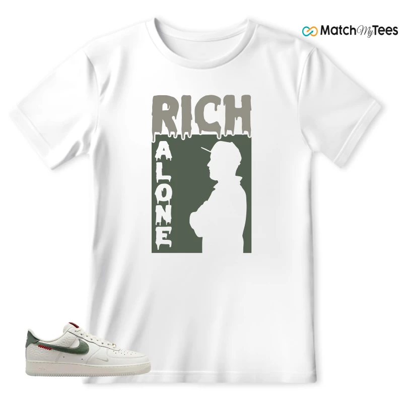 NIKE AIR FORCE 1 LOW YEAR OF THE SNAKE SNEAKER Matching Tees T-shirt for Men