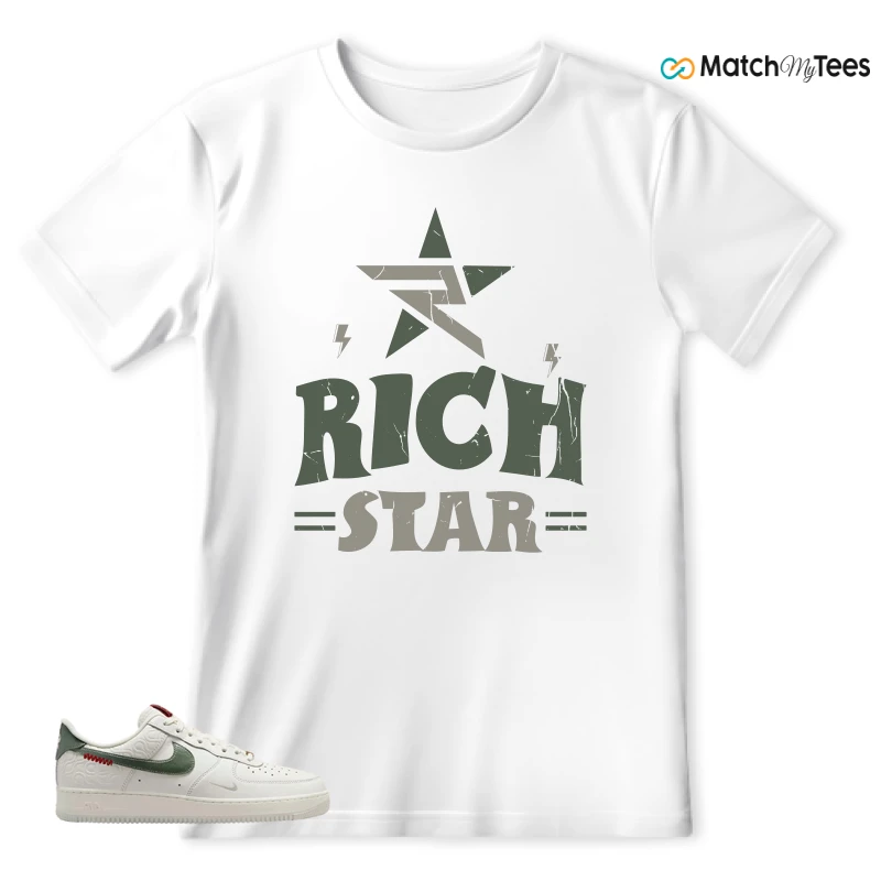 NIKE AIR FORCE 1 LOW YEAR OF THE SNAKE SNEAKER Matching Tees t-shirt