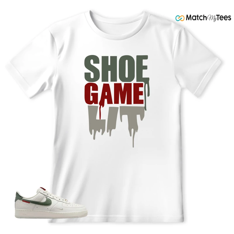 NIKE AIR FORCE 1 LOW YEAR OF THE SNAKE SNEAKER Matching Tees t-shirt