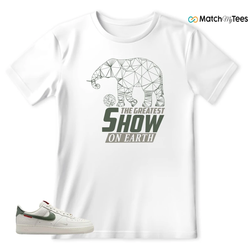 NIKE AIR FORCE 1 LOW YEAR OF THE SNAKE SNEAKER Matching Tees t-shirt