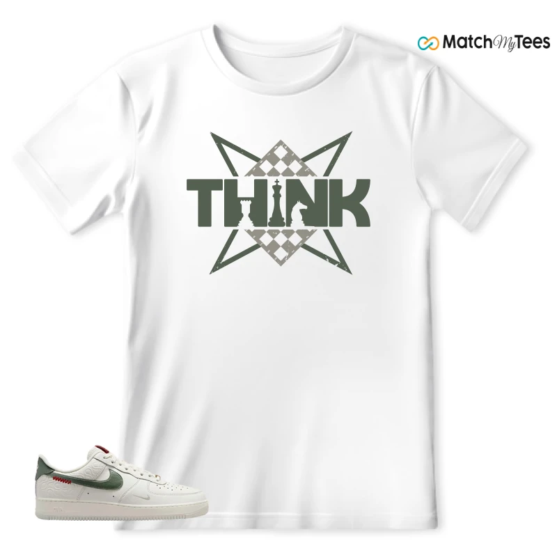 NIKE AIR FORCE 1 LOW YEAR OF THE SNAKE SNEAKER Matching Tees T-shirt for Men