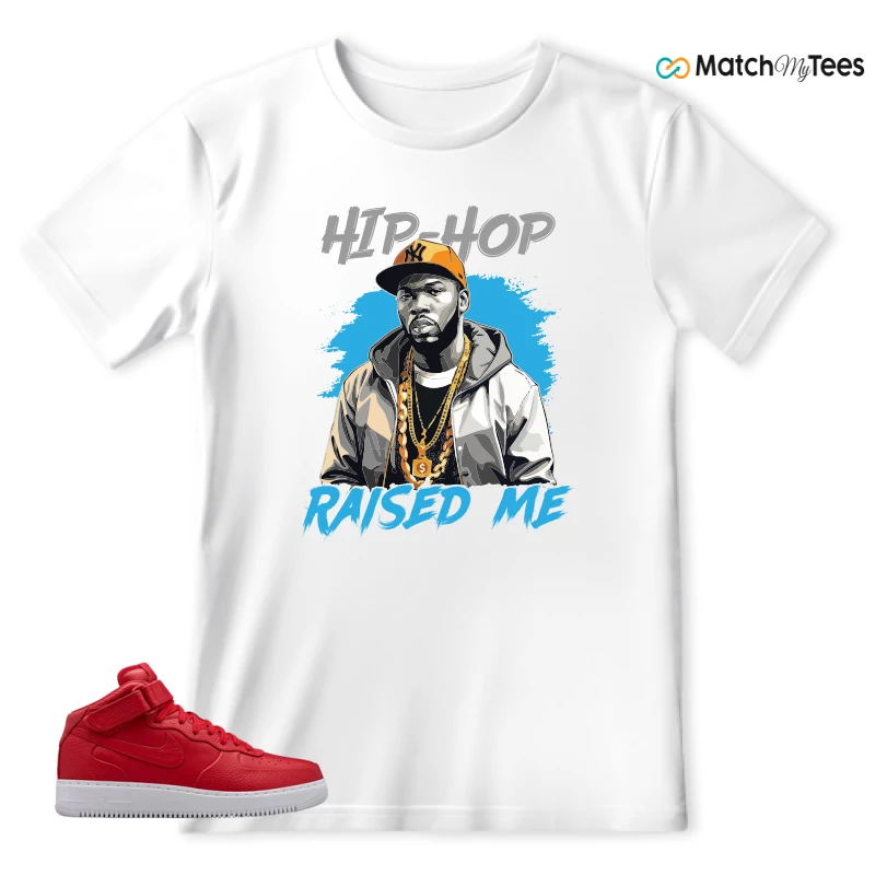 NIKE AIR FORCE 1 MID GYM RED LAB SNEAKER Matching Tees t-shirt