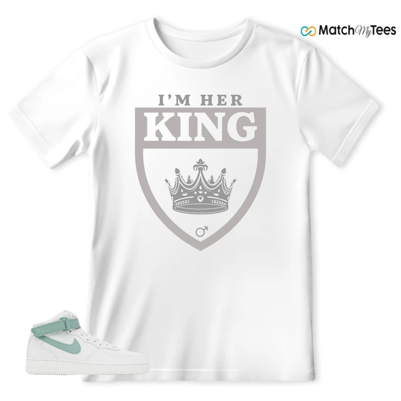 NIKE AIR FORCE 1 MID SEAFOAM GREEN SNEAKER Matching Tees t-shirt