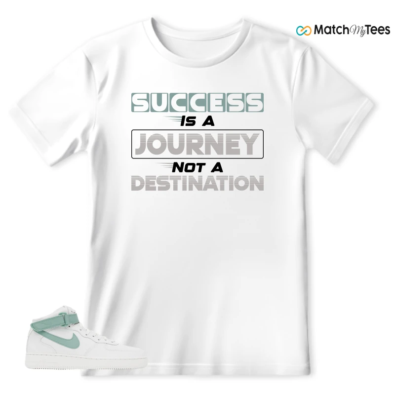 NIKE AIR FORCE 1 MID SEAFOAM GREEN SNEAKER Matching Tees t-shirt