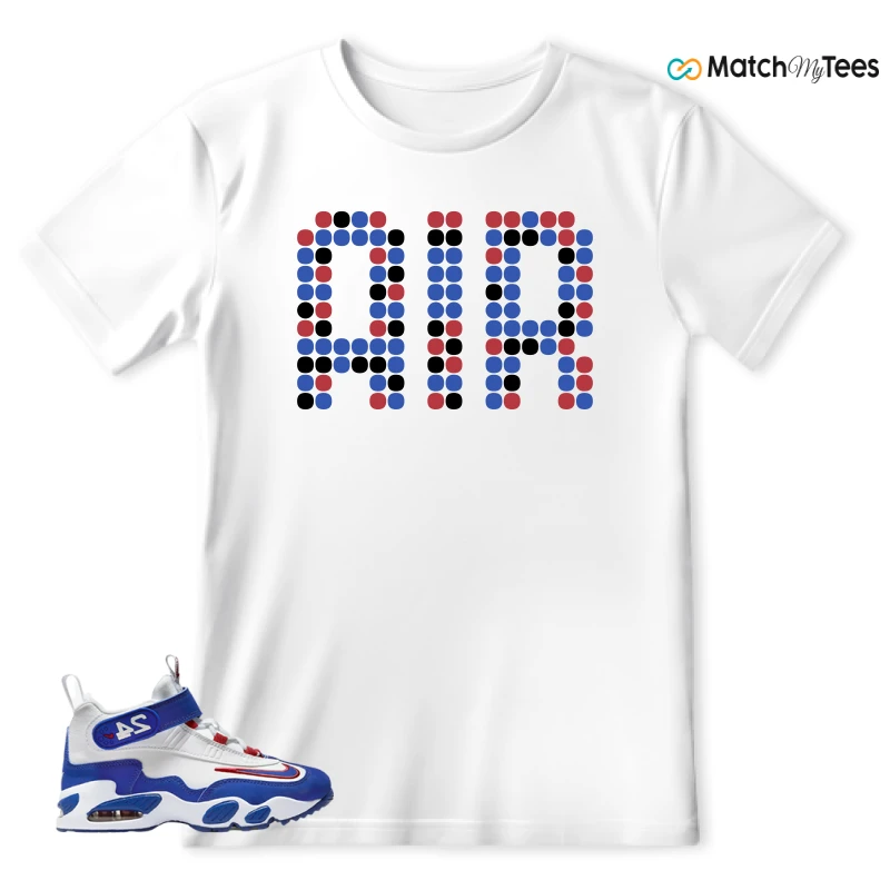 NIKE AIR GRIFFEY MAX 1 GS GYM RED ROYAL SNEAKER Matching Tees t-shirt