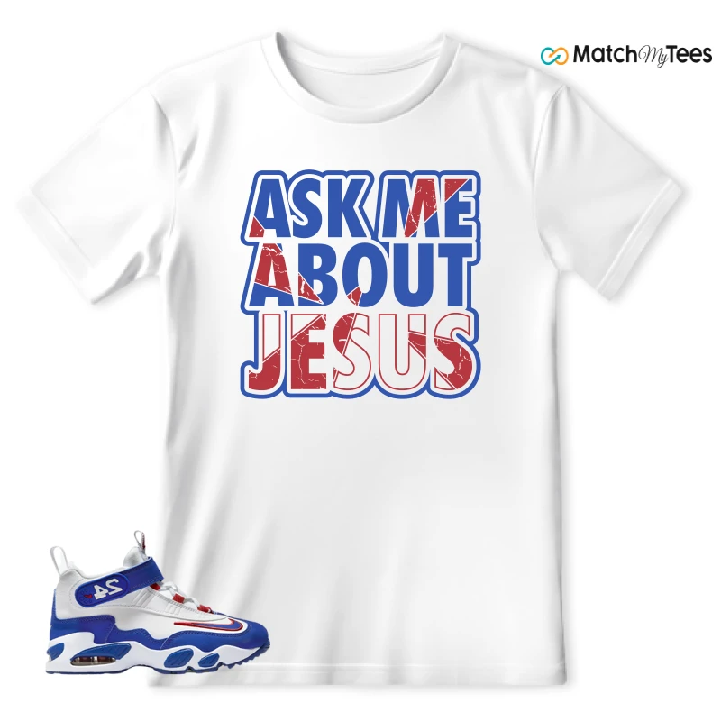 NIKE AIR GRIFFEY MAX 1 GS GYM RED ROYAL SNEAKER Matching Tees t-shirt