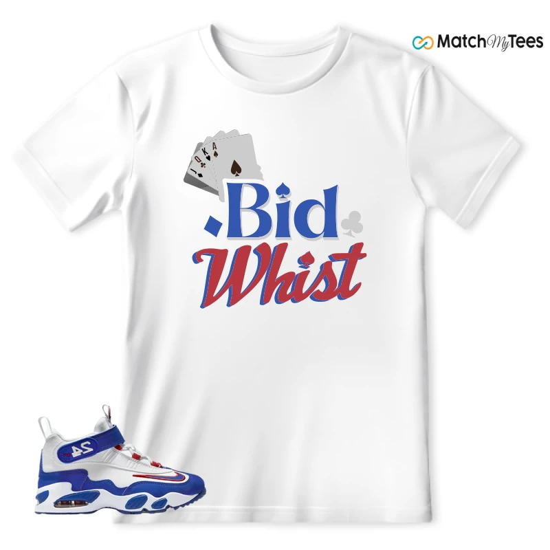 NIKE AIR GRIFFEY MAX 1 GS GYM RED ROYAL SNEAKER Matching Tees t-shirt