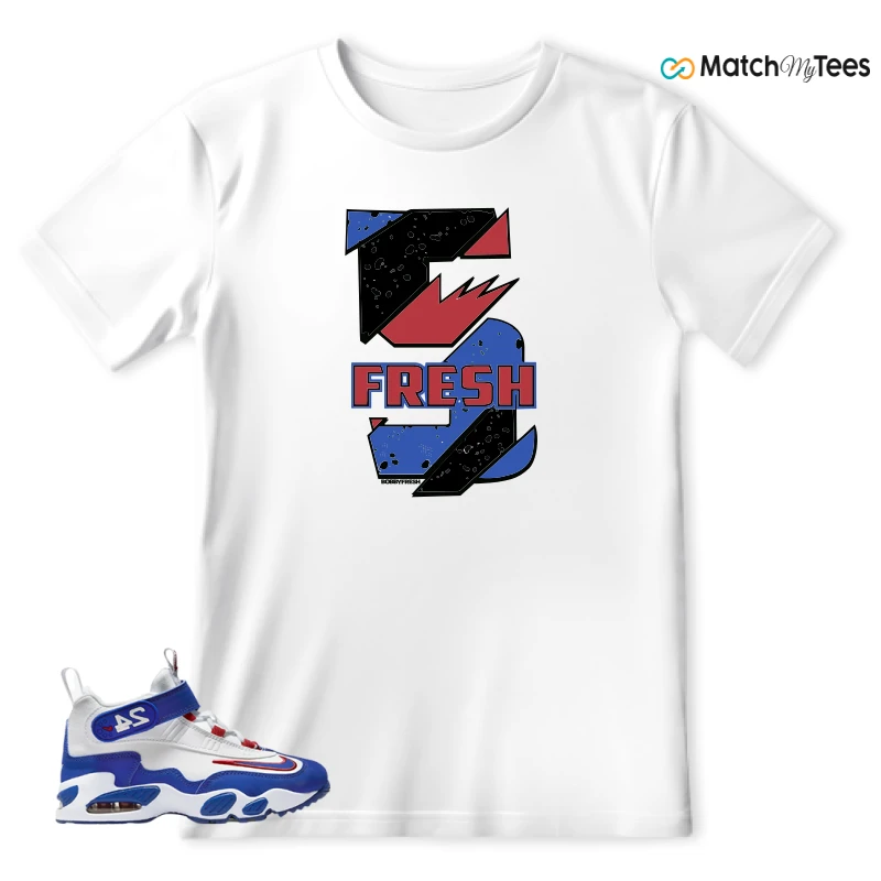NIKE AIR GRIFFEY MAX 1 GS GYM RED ROYAL SNEAKER Matching Tees t-shirt