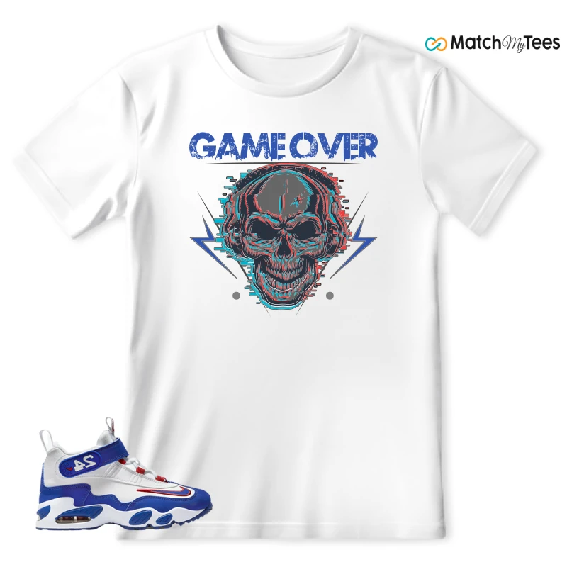 NIKE AIR GRIFFEY MAX 1 GS GYM RED ROYAL SNEAKER Matching Tees t-shirt