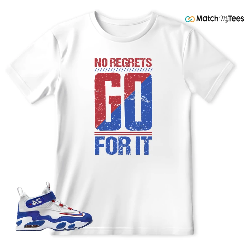 NIKE AIR GRIFFEY MAX 1 GS GYM RED ROYAL SNEAKER Matching Tees t-shirt