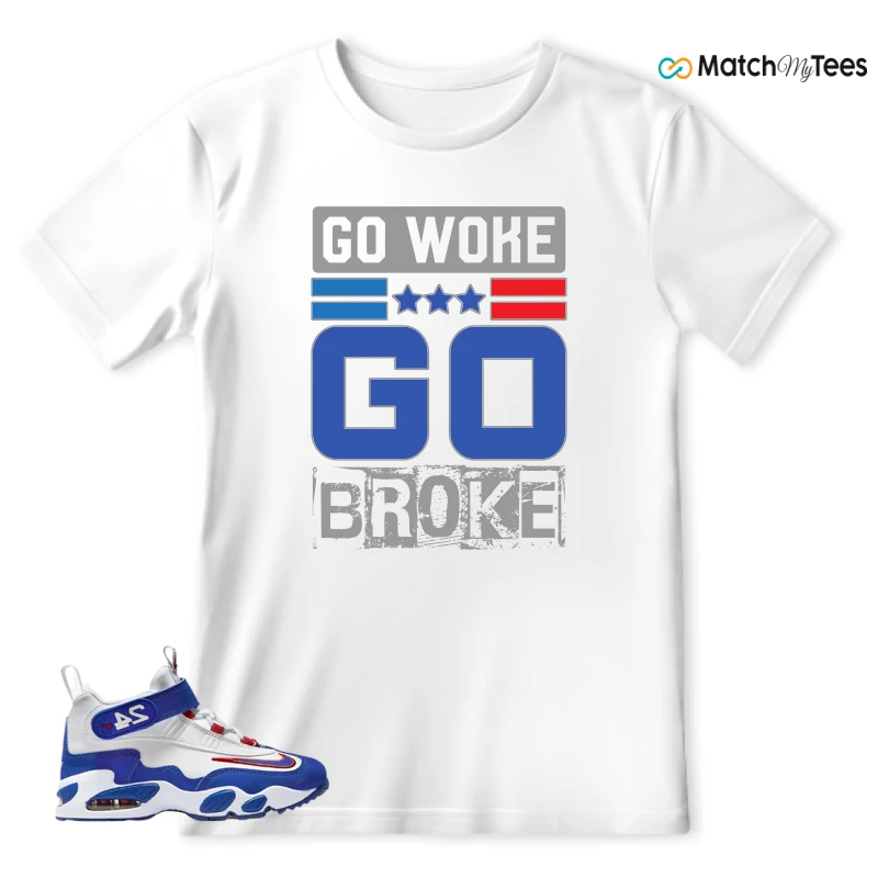 NIKE AIR GRIFFEY MAX 1 GS GYM RED ROYAL SNEAKER Matching Tees t-shirt