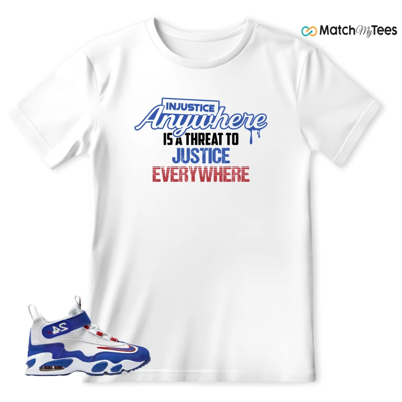 NIKE AIR GRIFFEY MAX 1 GS GYM RED ROYAL SNEAKER Matching Tees t-shirt